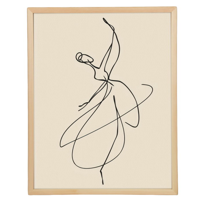 Wallity Pintura Decorativa en Lienzo Enmarcada 70 x 95 cm